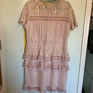 Dex Lace Peplum Dress (size XL)